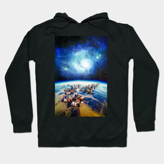 Unwinding At The Universe Edge Hoodie by SeamlessOo